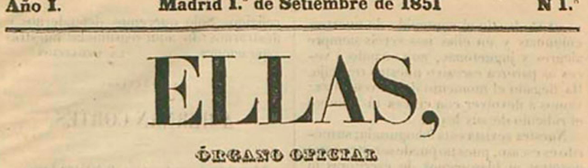 Cabeceras del periódico Ellas