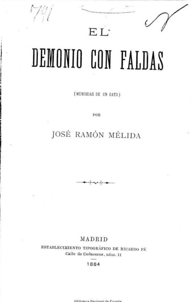 El demonio con faldas : (memorias de un gato) El demonio con faldas : (memorias de un gato)
