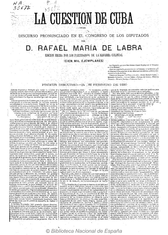 La cuestión de Cuba La cuestión de Cuba