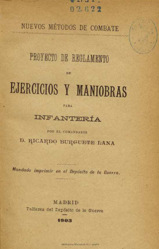 Nuevos métodos de combate : Proyecto de reglamento de ejercicios y maniobras para Infanteria Nuevos métodos de combate : Proyecto de reglamento de ejercicios y maniobras para Infanteria