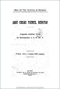 Que_cosas_tienes_Benita-203x300.jpg Qué cosas tienes, Benita