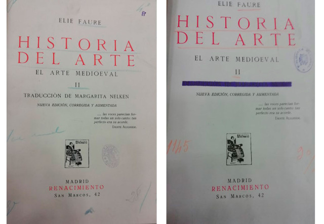 Cubiertas de Historia del Arte