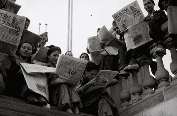 Imagen Cultura en los Frentes durante la Guerra Civil.