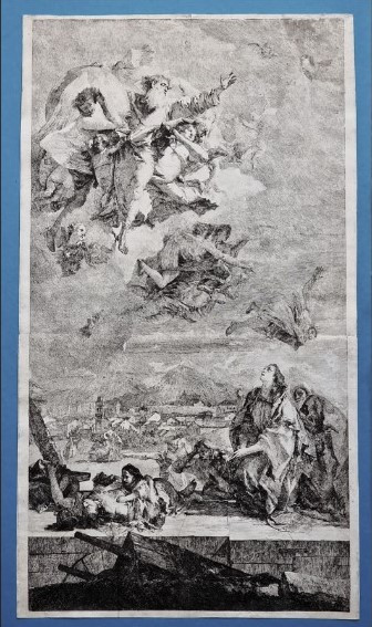 Grabado de Tiepolo, Lorenzo Baldissera