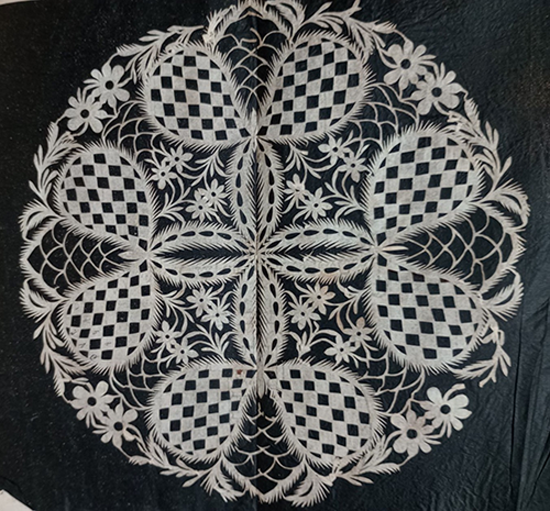 Papel recortado tipo dentelle -1858