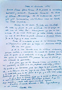 Correspondencia remitida por Leopoldo Alas “Clarín” y otros autores a Sinesio Delgado